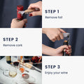 kwmobile Wine Opener in Fish Design - Wood & Stainless Steel Waiter's Corkscrew - Bottle Opener with Corkscrew - Sommelier Knife in Fish Shape