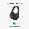 kwmobile Ear Pads for Sony WH-XB900N Headphones Replacement Over-Ear Headphones