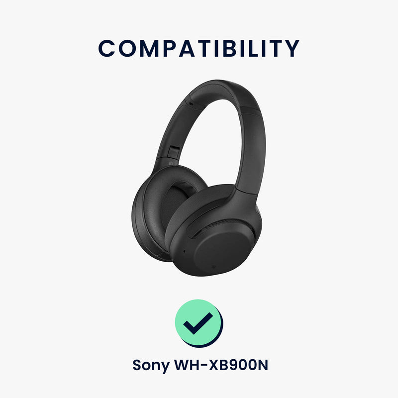 kwmobile Ear Pads for Sony WH-XB900N Headphones Replacement Over-Ear Headphones