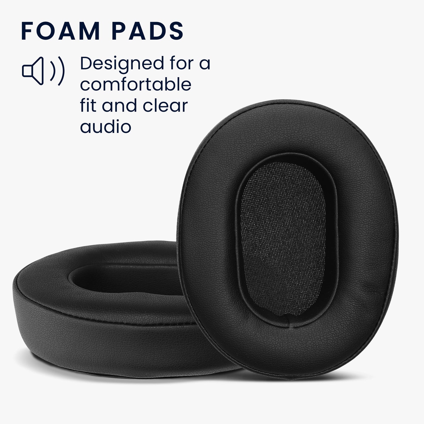 kwmobile Ear Pads for Sony WH-XB900N Headphones Replacement Over-Ear Headphones