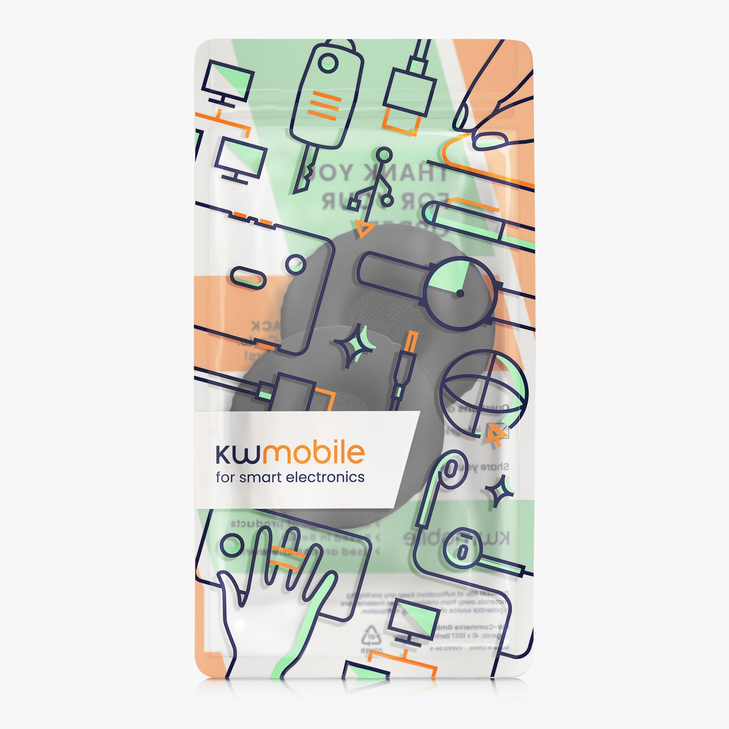 kwmobile Ear Pads for Sony WH-XB700 Headphones Replacement Parts Over Ear Headphones