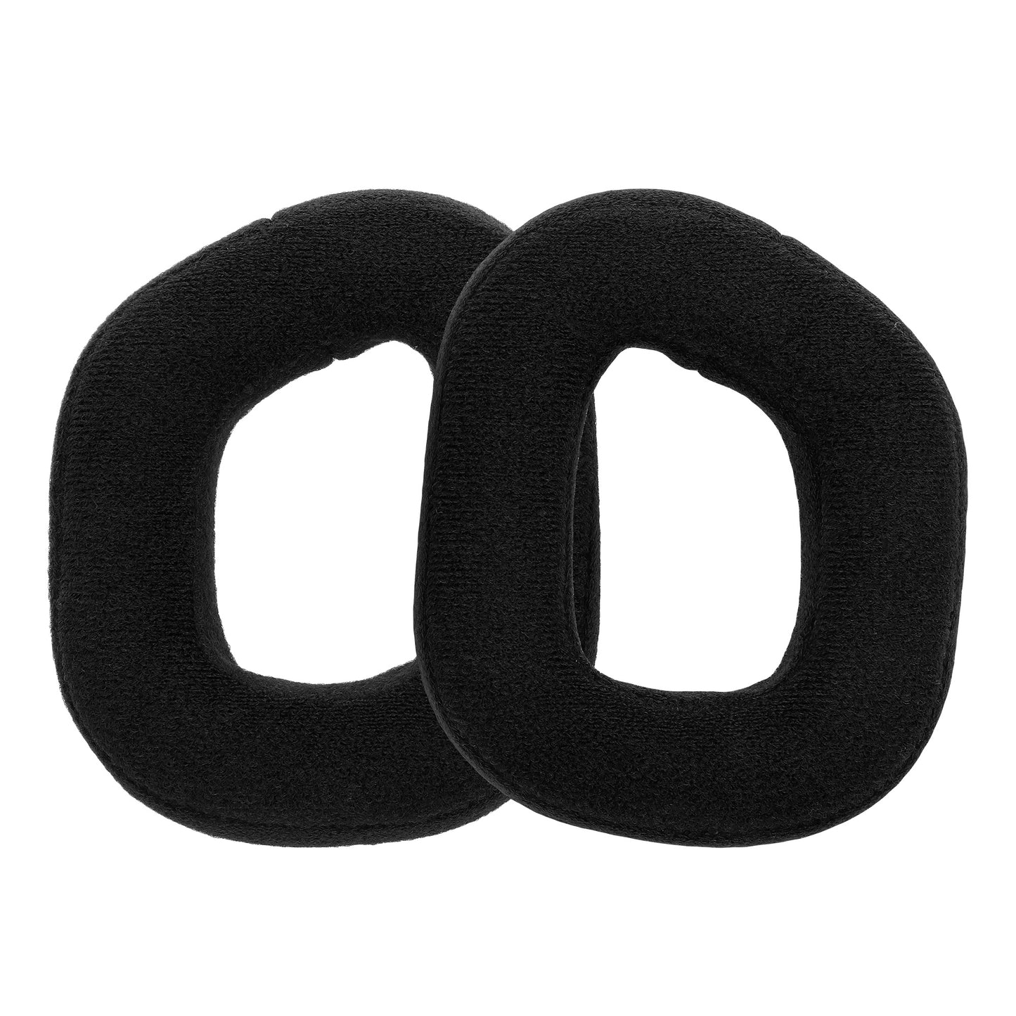 kwmobile 2x Velours Ohr Polster für Corsair HS80 Ohrpolster - Ersatz Ohrpolster - Kopfhörer Ersatzteile - Kopfhörer Ersatzpolster für Over Ear Headphones Schwarz  