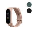 kwmobile Sportarmband kompatibel mit Xiaomi Mi Band 6 / Band 5 / Band 4 - Armband TPU Silikon für Fitnesstracker - mit Schutz Bumper Dunkelblau Dunkelblau  