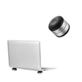 kwmobile Laptop Stand Small Universal Heat Protection Riser Pad Notebook Holder Height Adjustable Silver