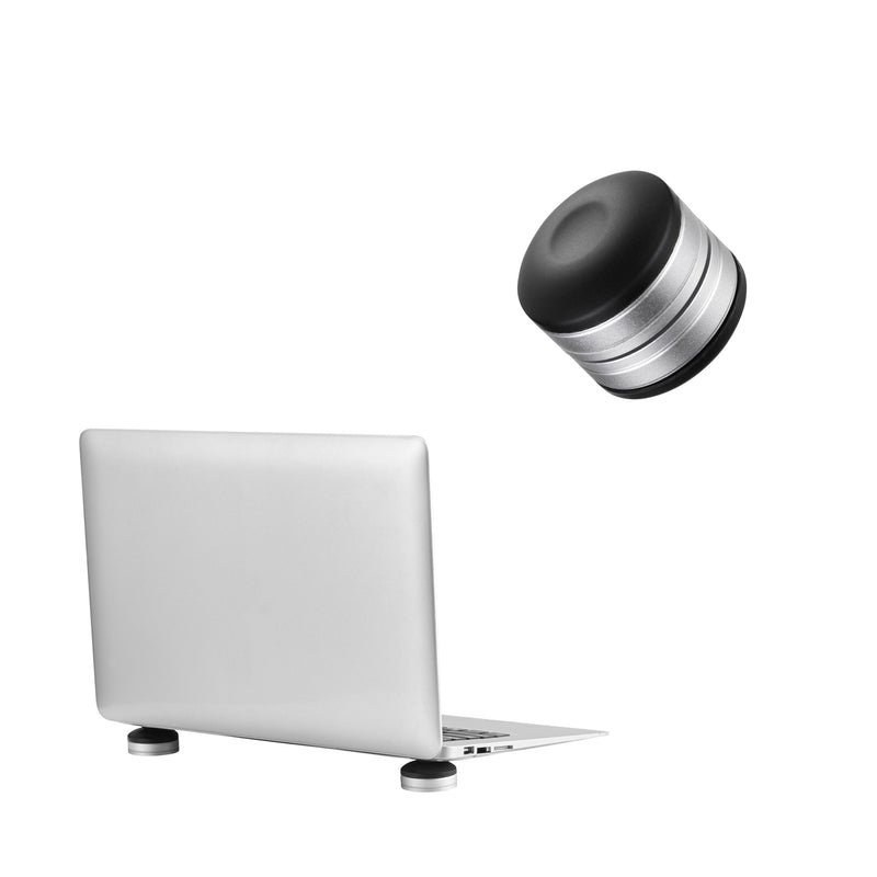 kwmobile Laptop Stand Small Universal Heat Protection Riser Pad Notebook Holder Height Adjustable Silver