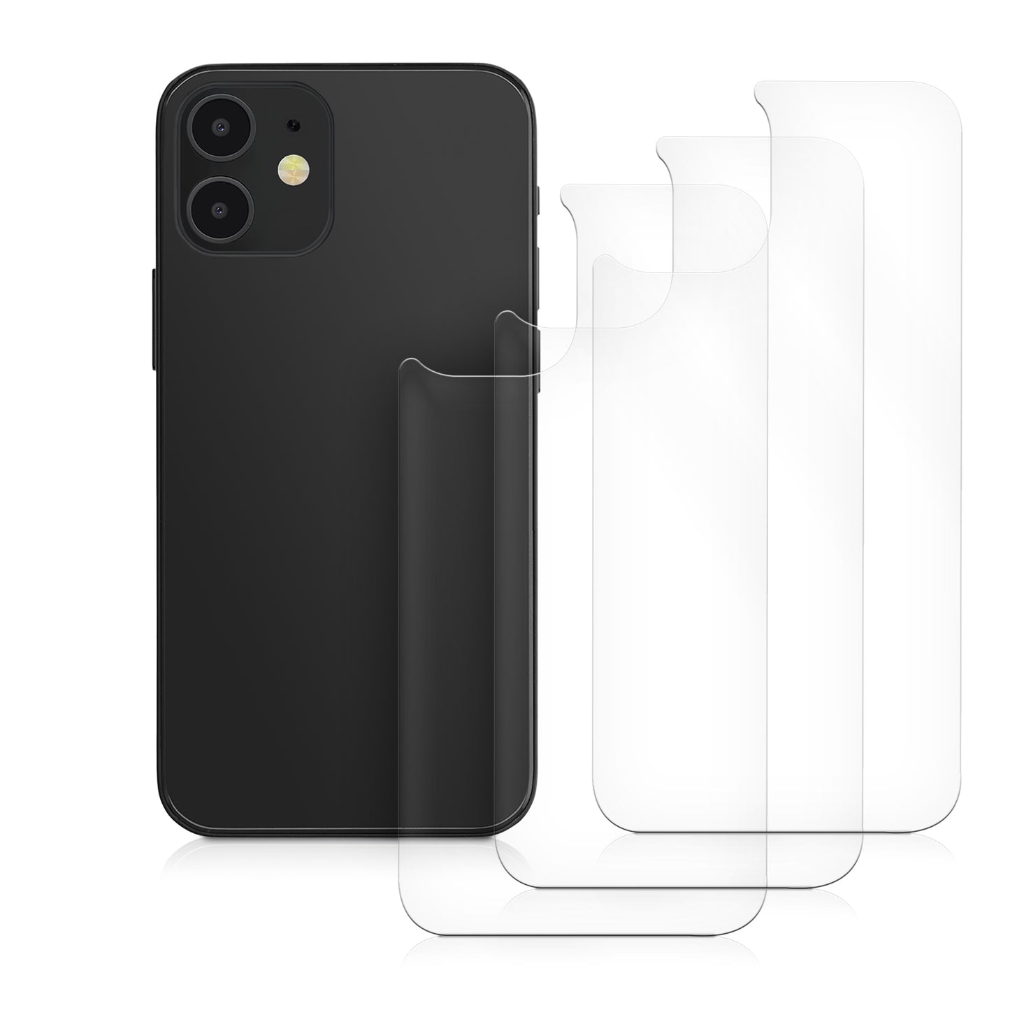 Back Protective Film compatible with Apple iPhone 12