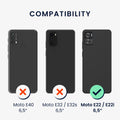 kwmobile Phone Case for Motorola Moto E22 / Moto E22i Cover Protective Case
