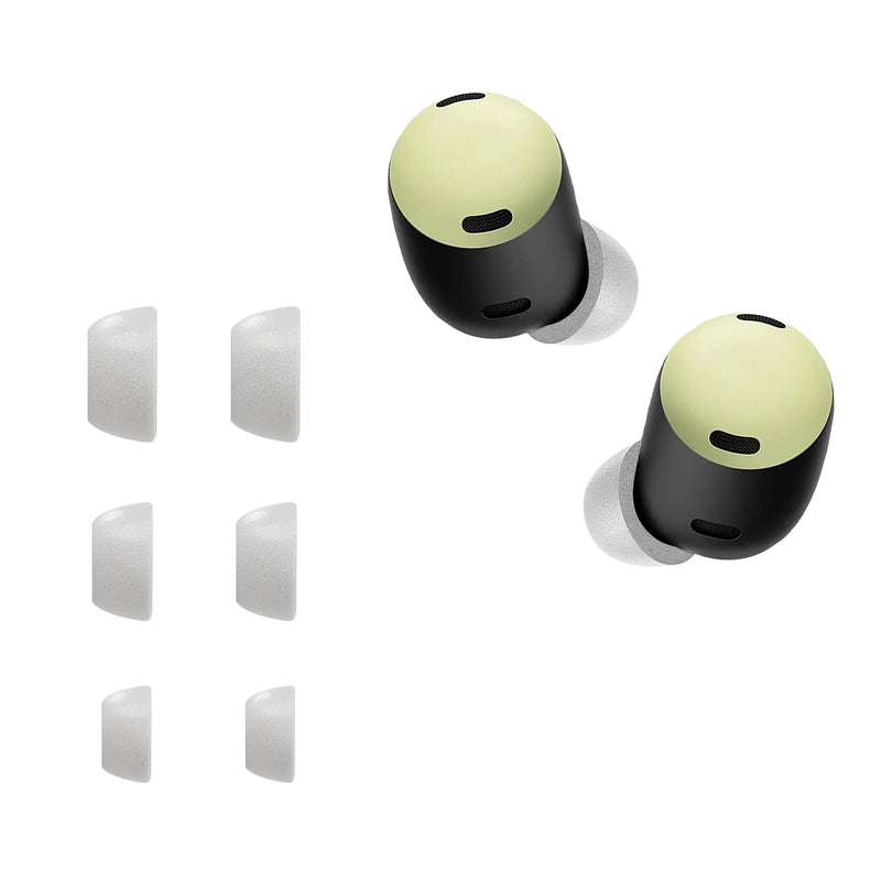 kwmobile Replacement In-Ear Headphones compatible with Google Pixel Buds Pro Cushions Earplugs In-Ear Earphones