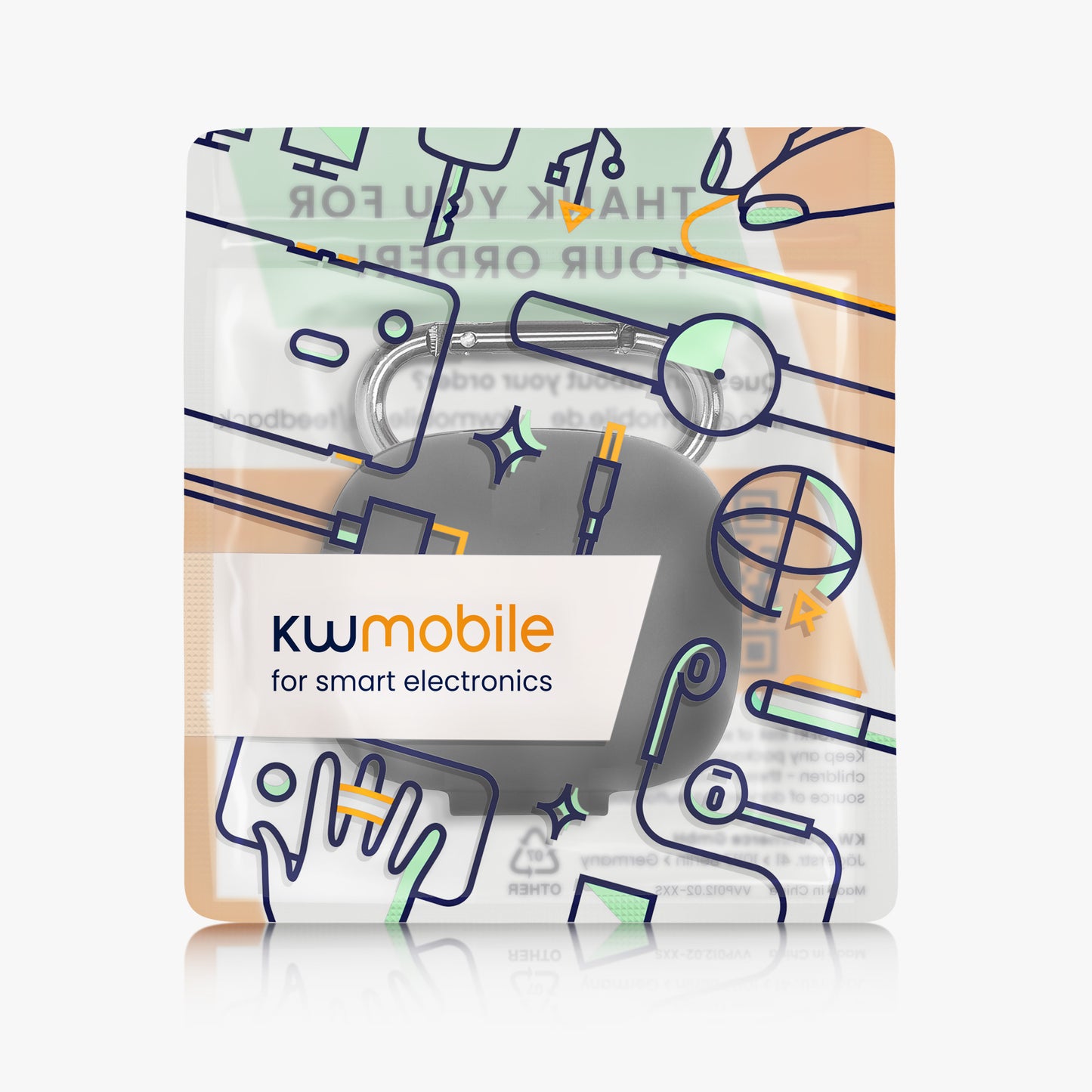 kwmobile Case Compatible with JBL Live Pro 2 TWS Headphones