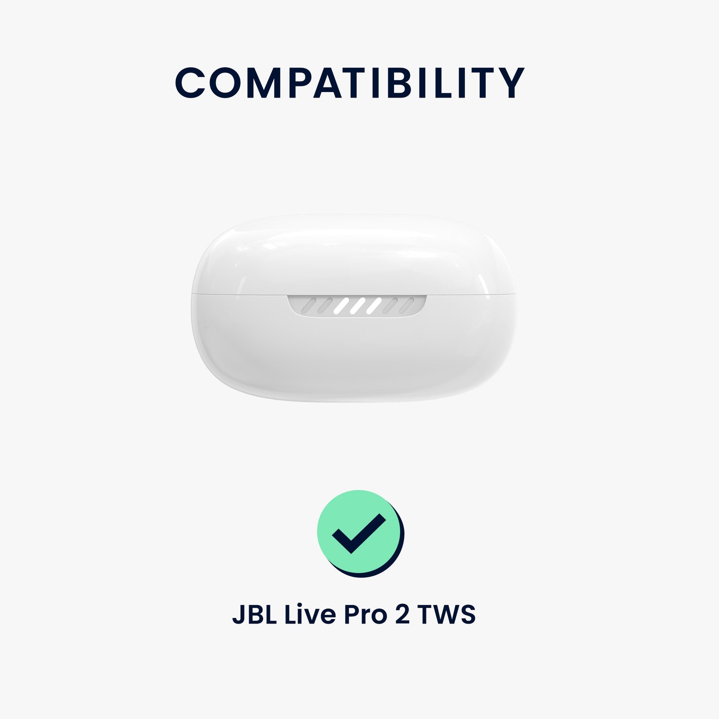 kwmobile Case Compatible with JBL Live Pro 2 TWS Headphones