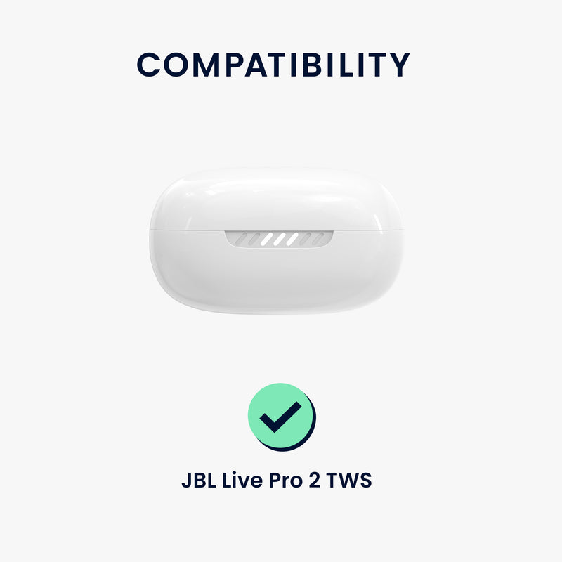 kwmobile Case Compatible with JBL Live Pro 2 TWS Headphones