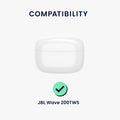 Silicone Case for JBL Wave 200TWS Don't touch my Headphones