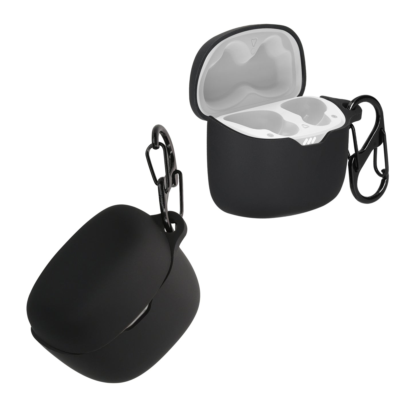 kwmobile Case Compatible with JBL Tune Flex Case - Headphone Case - TPU Cover - Protective Case