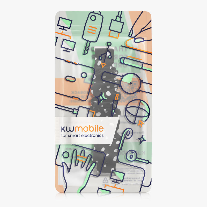 kwmobile Replacement Strap compatible with Fitbit Versa 4 / Sense 2 / Versa 3 / Sense