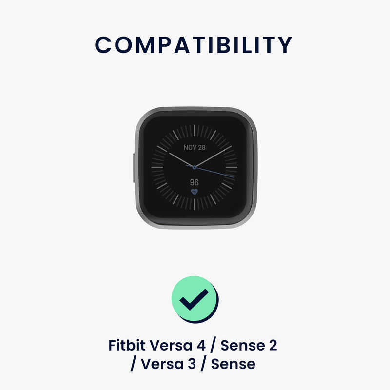 kwmobile Replacement Strap compatible with Fitbit Versa 4 / Sense 2 / Versa 3 / Sense
