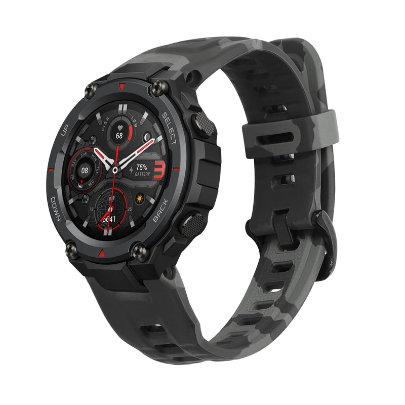 kwmobile Strap Compatible with Huami Amazfit T-Rex / T-Rex Pro Strap - Fitness Tracker Sport Band Made of TPU and Silicone