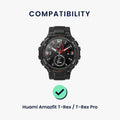 kwmobile Strap Compatible with Huami Amazfit T-Rex / T-Rex Pro Strap - Fitness Tracker Sport Band Made of TPU and Silicone