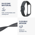 kwmobile Silicone Watch Strap for Samsung Galaxy Fit 2 Wristband Replacement Strap for Fitness Tracker Replacement Band Smartwatch