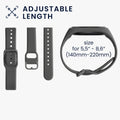 kwmobile Silicone Watch Strap for Samsung Galaxy Fit 2 Wristband Replacement Strap for Fitness Tracker Replacement Band Smartwatch