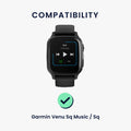 kwmobile Silicone Watch Strap for Garmin Venu Sq Music / Sq Replacement Band for Fitness Tracker Replacement Strap Smartwatch