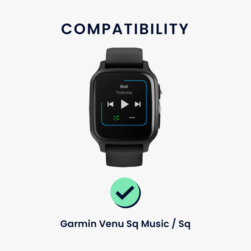 kwmobile Silicone Watch Strap for Garmin Venu Sq Music / Sq Replacement Band for Fitness Tracker Replacement Strap Smartwatch