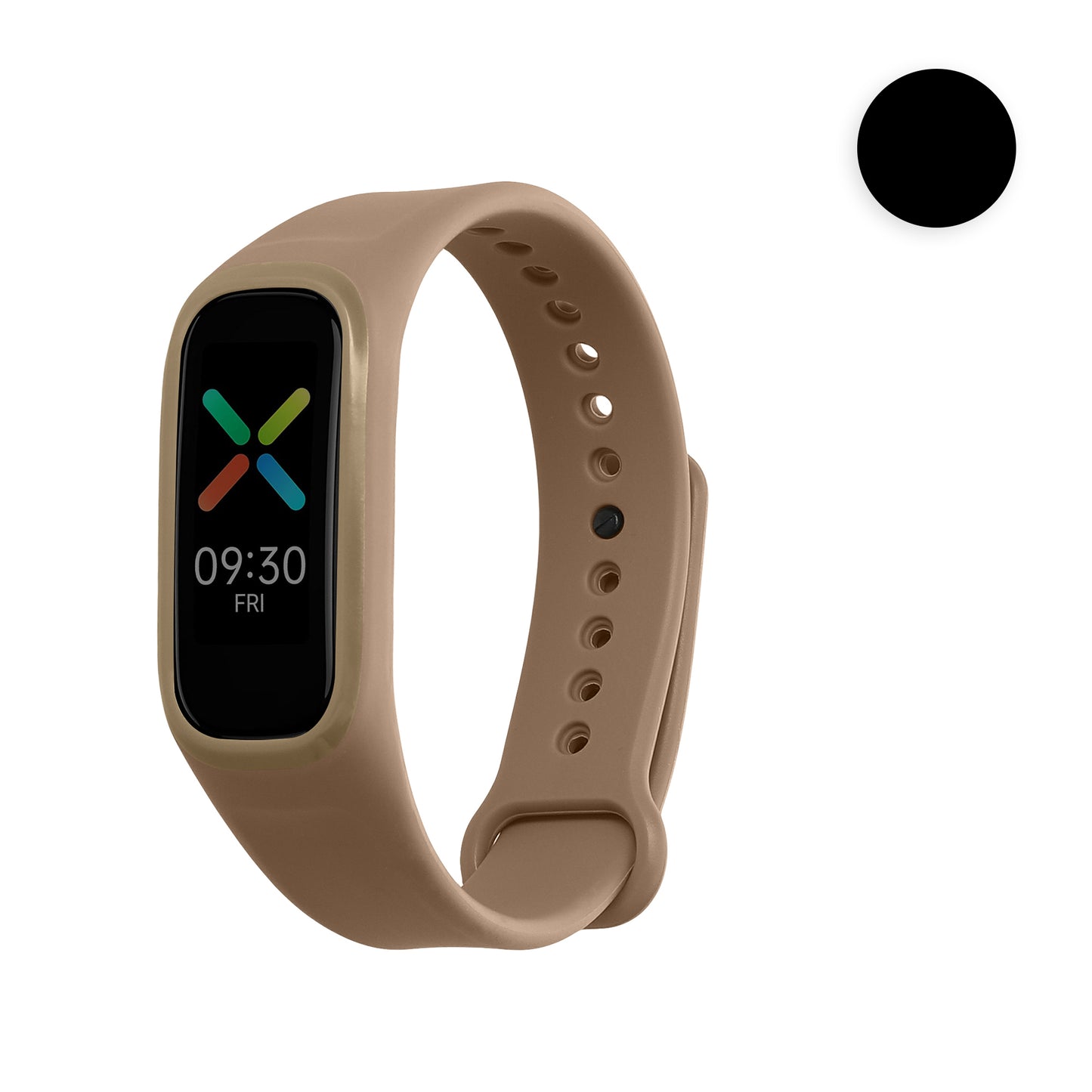 kwmobile Silikon Uhrenarmband für Oppo Band Sport Armband - Ersatzarmband für Fitnesstracker - Wechselarmband Smartwatch - Schwarz Schwarz  
