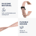 kwmobile Silicone Watch Strap for Huawei Band 6 - Replacement Strap for Fitness Tracker - Smartwatch Replacement Strap