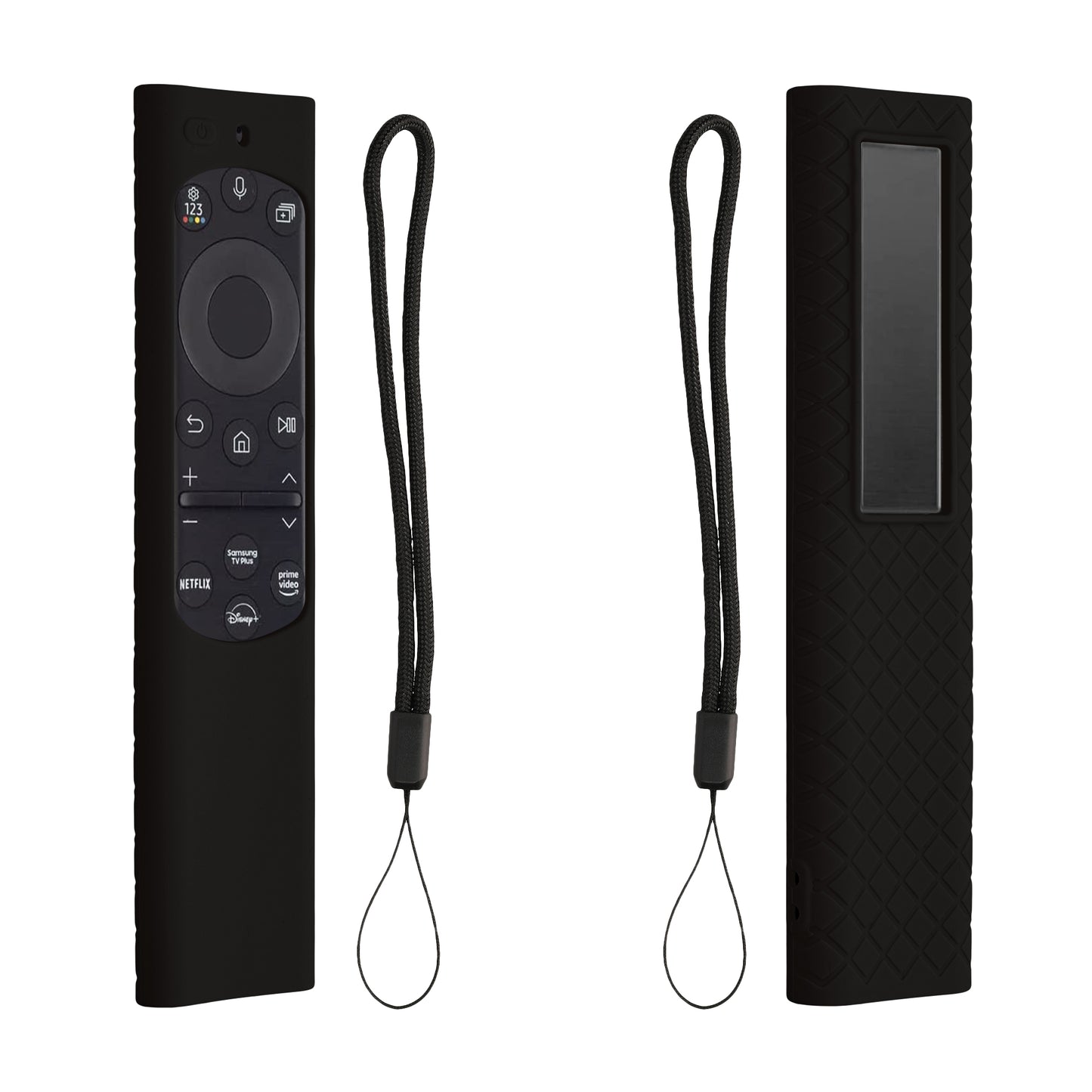 kwmobile Hülle Fernbedienung kompatibel mit Samsung Smart TV TM2280e BN59-01385 / BN59-01386 / BN59-01391A Hülle - Silikon Case für TV Zubehör in Schwarz Schwarz  