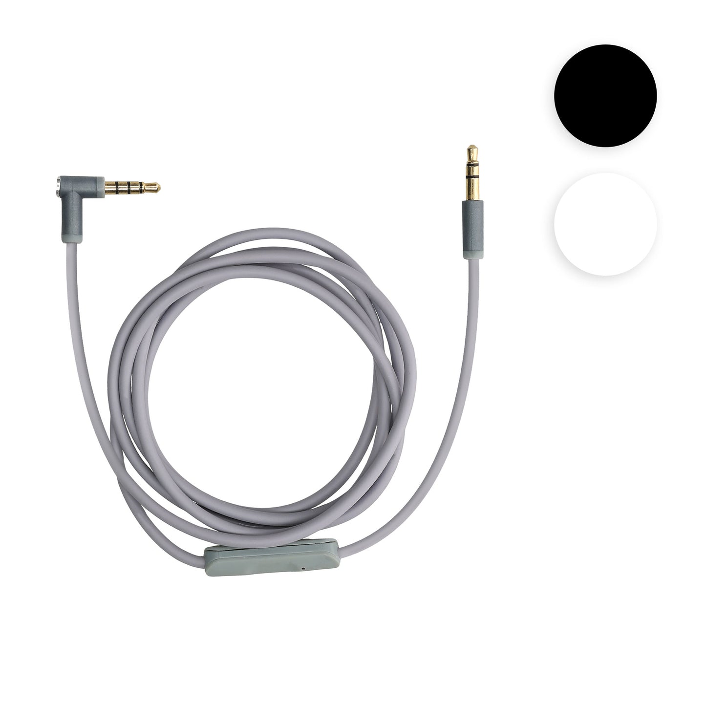 kwmobile Kopfhörerkabel für Beats Studio 3 / Solo 3 / Solo2 / Studio 2 / Studio 1 / Mixr - Ersatz Kabel 150 cm Mikrofon Lautstärkeregler - 3.5mm Klinke Rosa matt  