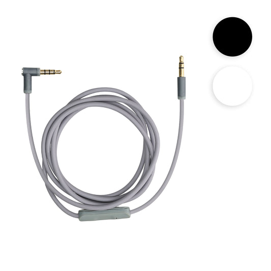 kwmobile Kopfhörerkabel für Beats Studio 3 / Solo 3 / Solo2 / Studio 2 / Studio 1 / Mixr - Ersatz Kabel 150 cm Mikrofon Lautstärkeregler - 3.5mm Klinke Rosa matt  