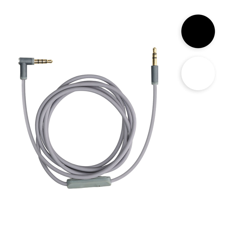 kwmobile Kopfhörerkabel für Beats Studio 3 / Solo 3 / Solo2 / Studio 2 / Studio 1 / Mixr - Ersatz Kabel 150 cm Mikrofon Lautstärkeregler - 3.5mm Klinke Rosa matt  