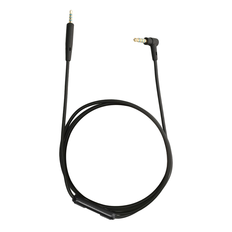 kwmobile Headphone Cable for JBL E30 / E50 / E55BT / E65 BTNC / LIVE 500BT / TUNE 600 BTNC / LIVE 650 BTNC - Replacement Cable with Microphone Volume Control - 3.5mm Jack