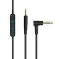 kwmobile Headphone Cable for JBL E30 / E50 / E55BT / E65 BTNC / LIVE 500BT / TUNE 600 BTNC / LIVE 650 BTNC - Replacement Cable with Microphone Volume Control - 3.5mm Jack