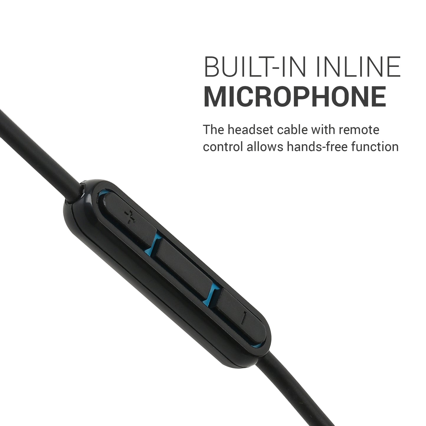 kwmobile Headphone Cable for JBL E30 / E50 / E55BT / E65 BTNC / LIVE 500BT / TUNE 600 BTNC / LIVE 650 BTNC - Replacement Cable with Microphone Volume Control - 3.5mm Jack