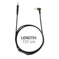 kwmobile Headphone Cable for JBL E30 / E50 / E55BT / E65 BTNC / LIVE 500BT / TUNE 600 BTNC / LIVE 650 BTNC - Replacement Cable with Microphone Volume Control - 3.5mm Jack
