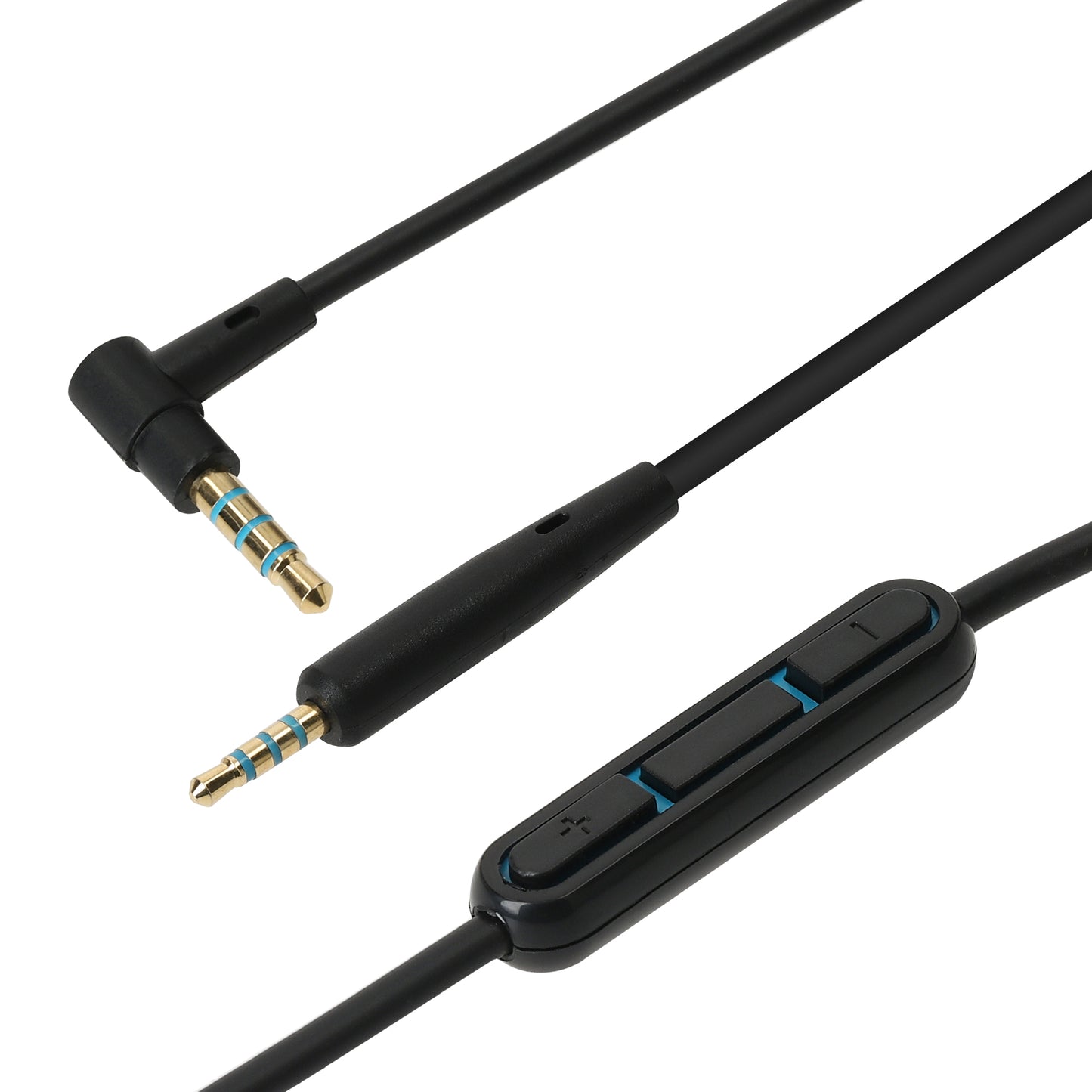 kwmobile Headphone Cable for JBL E30 / E50 / E55BT / E65 BTNC / LIVE 500BT / TUNE 600 BTNC / LIVE 650 BTNC - Replacement Cable with Microphone Volume Control - 3.5mm Jack