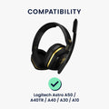 kwmobile Headphone Cable compatible with Logitech Astro A50 / A40TR / A40 / A30 / A10 - Replacement Cable 200 cm with Volume Control - 3.5mm Jack
