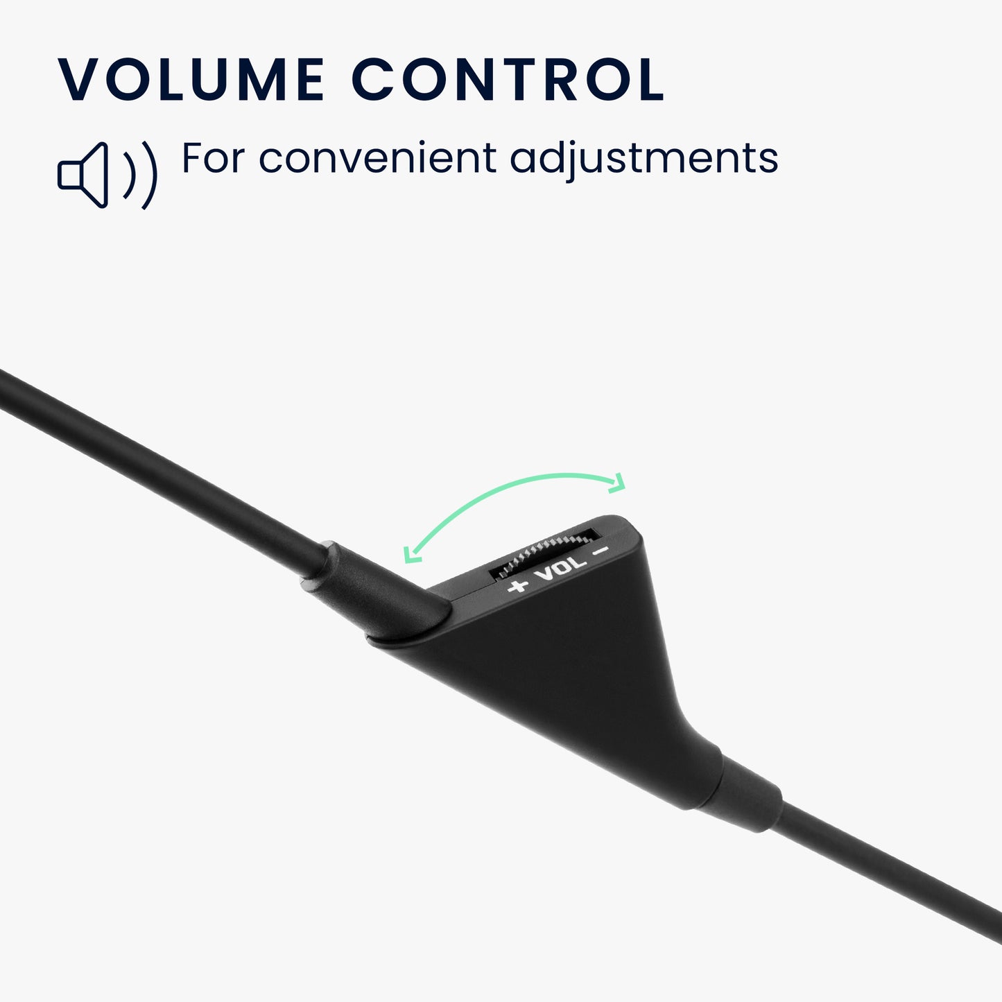 kwmobile Headphone Cable compatible with Logitech Astro A50 / A40TR / A40 / A30 / A10 - Replacement Cable 200 cm with Volume Control - 3.5mm Jack