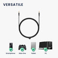 kwmobile Headphone Cable compatible with Logitech Astro A50 / A40TR / A40 / A30 / A10 - Replacement Cable 200 cm with Volume Control - 3.5mm Jack