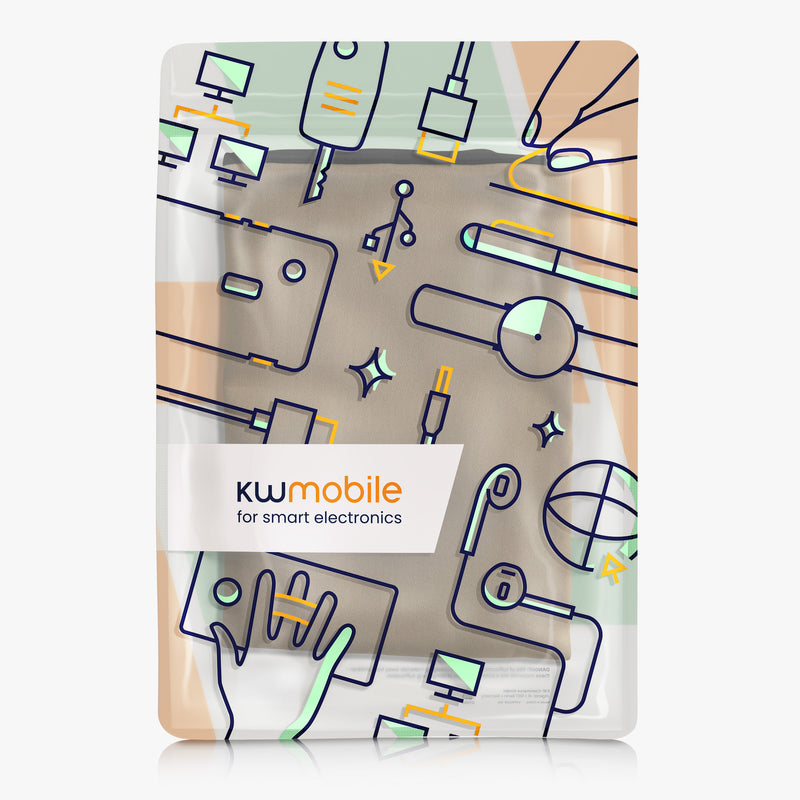 kwmobile Cover Compatible with 24-26" Monitor Protective Cover Dust Cover Hood for PC Monitor Computer Screen Cover Dust Hood Hood