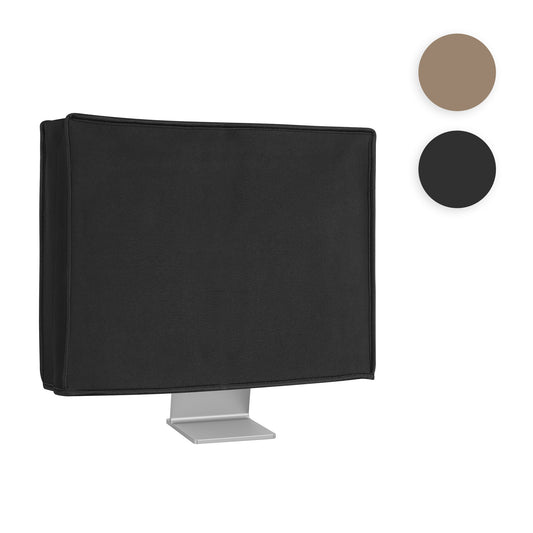 kwmobile Neopren Hülle kompatibel mit 24-26" Monitor - Schutzhülle Staubschutz Abdeckhaube für PC Bildschirm - Computer Screen Cover Staubhaube Haube in Beige Beige  