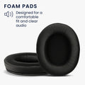 kwmobile Ear Pads for Kingston HyperX Cloud Stinger / Cloud Stinger S / Cloud Stinger Core / Cloud Mix Ear Cushions Replacement Earpads Headphone Replacement Parts Headphone Replacement Pads for Over Ear Headphones