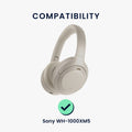 kwmobile Ear Pads for Sony WH-1000XM5 Earpads Replacement Headphone Spare Parts Over Ear Headphones