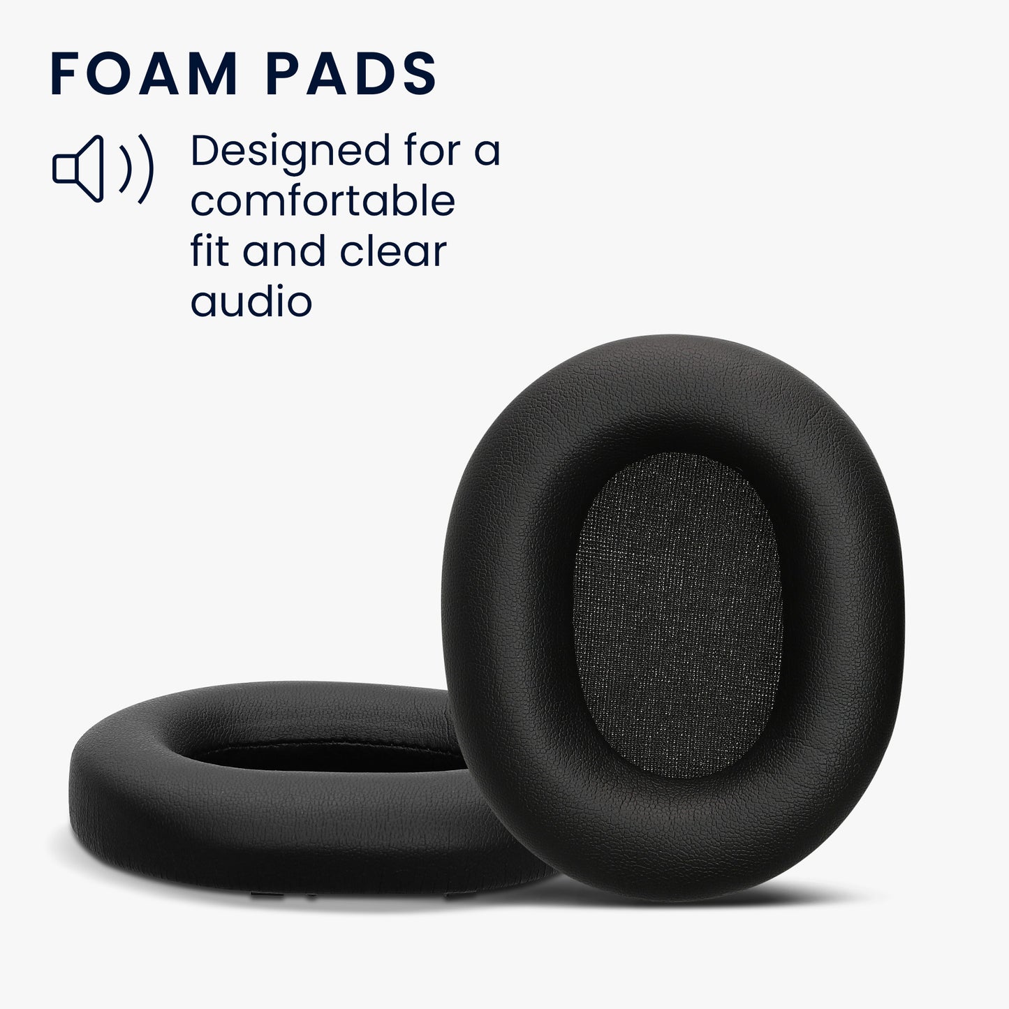 kwmobile Ear Pads for Sony WH-1000XM5 Earpads Replacement Headphone Spare Parts Over Ear Headphones