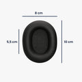 kwmobile Ear Pads for Sony WH-1000XM5 Earpads Replacement Headphone Spare Parts Over Ear Headphones