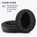 kwmobile Ear Pads for Sennheiser HD 4.50SE / HD 4.40BT / HD 4.30G / HD 4.20S Ear Cushions Replacement Headphone Spare Parts Over Ear Headphones