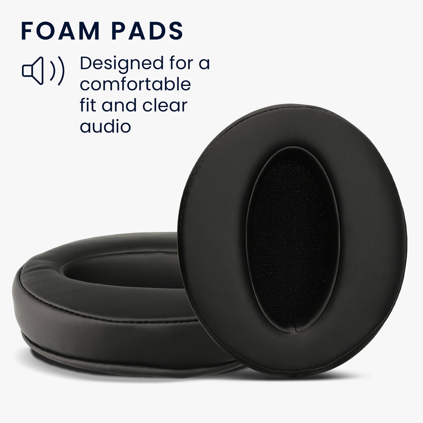 kwmobile Ear Pads for Sennheiser HD 4.50SE / HD 4.40BT / HD 4.30G / HD 4.20S Ear Cushions Replacement Headphone Spare Parts Over Ear Headphones