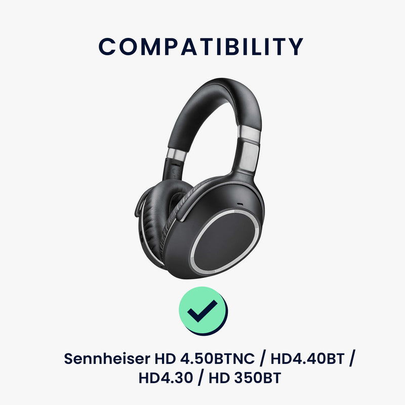 kwmobile Headband Cover compatible with Sennheiser HD 4.50BTNC / HD4.40BT / HD4.30 / HD 350BT Case - Headband Cushion - Headphone Protector