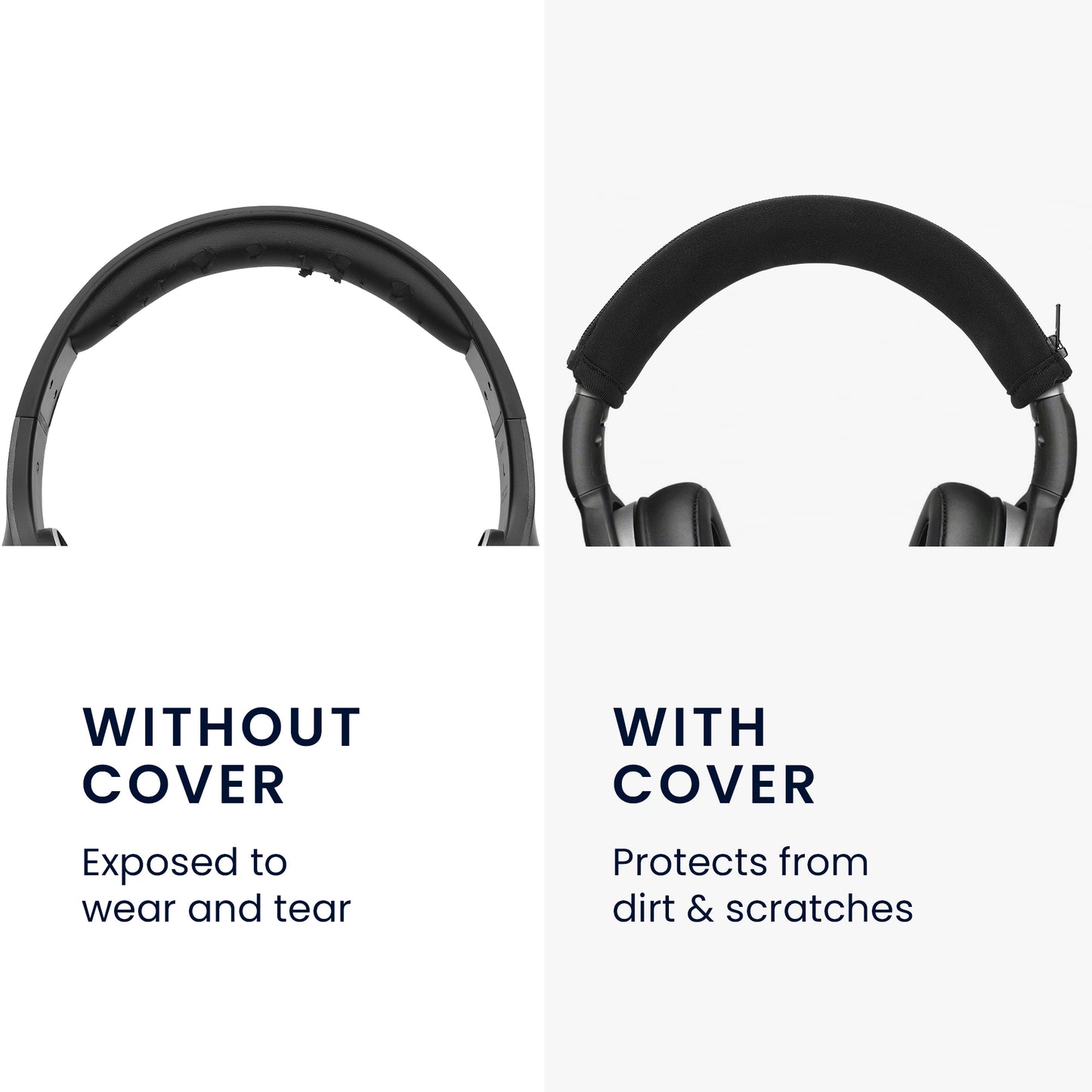 kwmobile Headband Cover compatible with Sennheiser HD 4.50BTNC / HD4.40BT / HD4.30 / HD 350BT Case - Headband Cushion - Headphone Protector