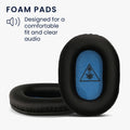 kwmobile Ear Pads for Turtle Beach Recon 70 / Recon 50 / Recon 60P / Stealth 500 / 600 / 700 Ear Cushions Replacement Headphone Spare Parts Over Ear Headphones